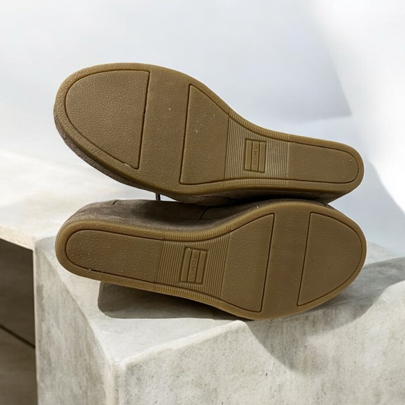 TOMS Kala Desert Wedge Bootie Taupe Size 6.5 - Picture 7 of 11